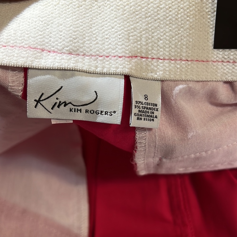 Kim Rogers No Gap Waistband Capris Size 8 NWT - Picture 7 of 7